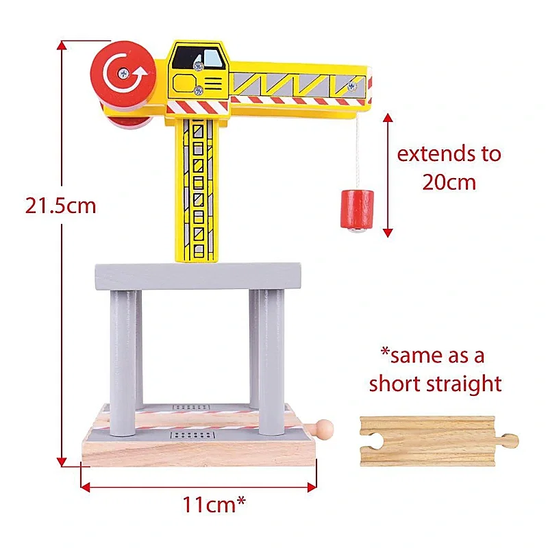 Macara din lemn BIGJIGS Toys 3 ani+ [2]