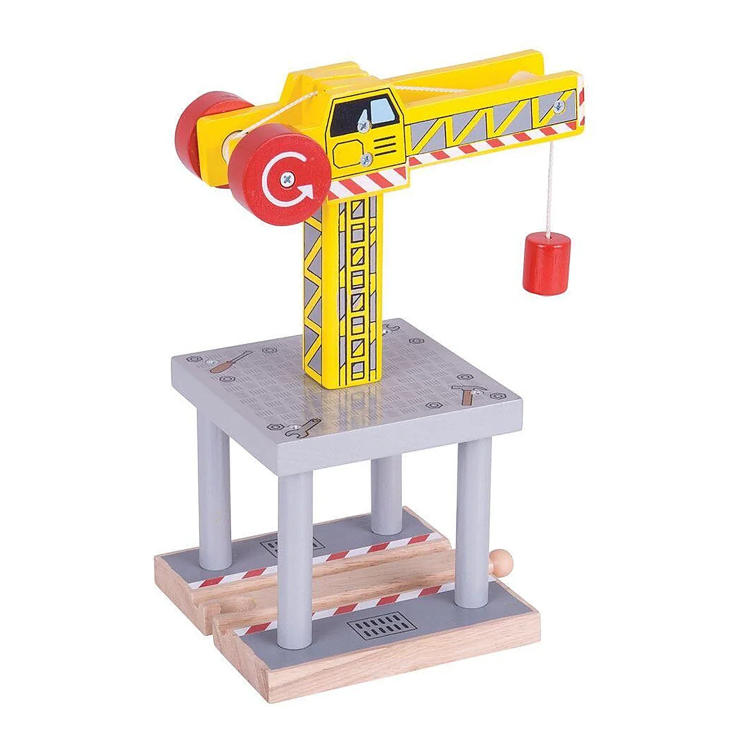 Macara din lemn BIGJIGS Toys 3 ani+ [1]