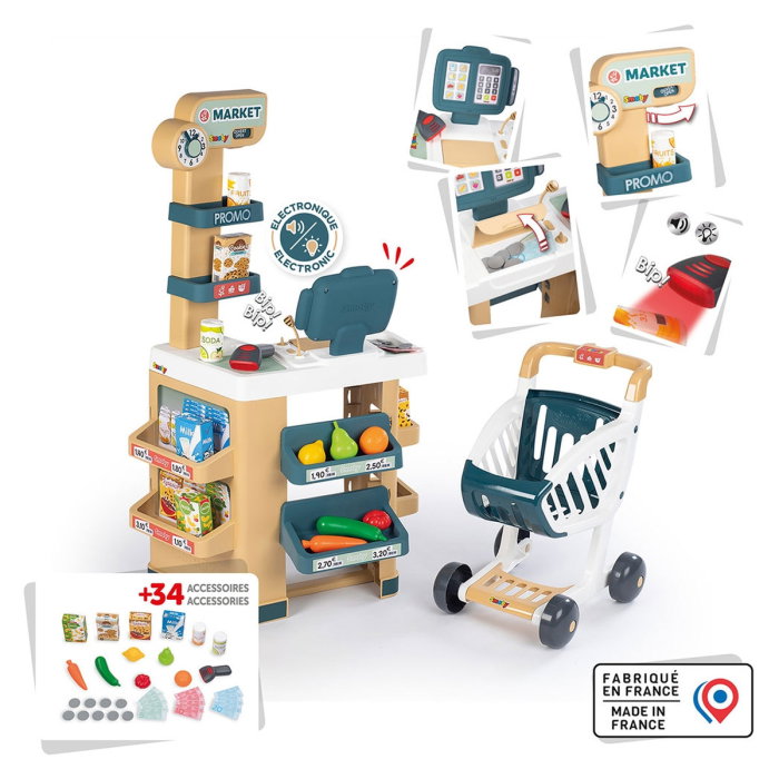 Magazin Smoby Market cu 34 accesorii 3 ani [2]