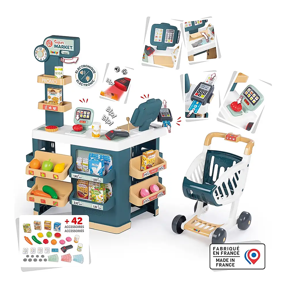 Magazin Smoby Super Market cu 42 accesorii 3 ani + [2]