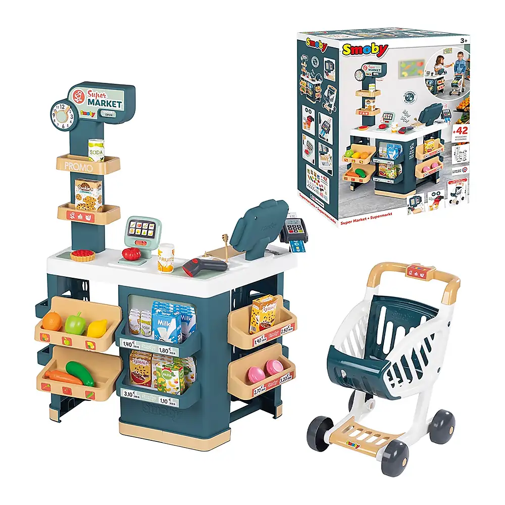 Magazin Smoby Super Market cu 42 accesorii 3 ani + [7]