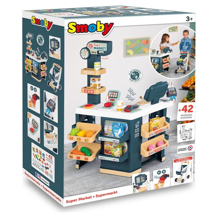 Magazin Smoby Super Market cu 42 accesorii 3 ani + [8]