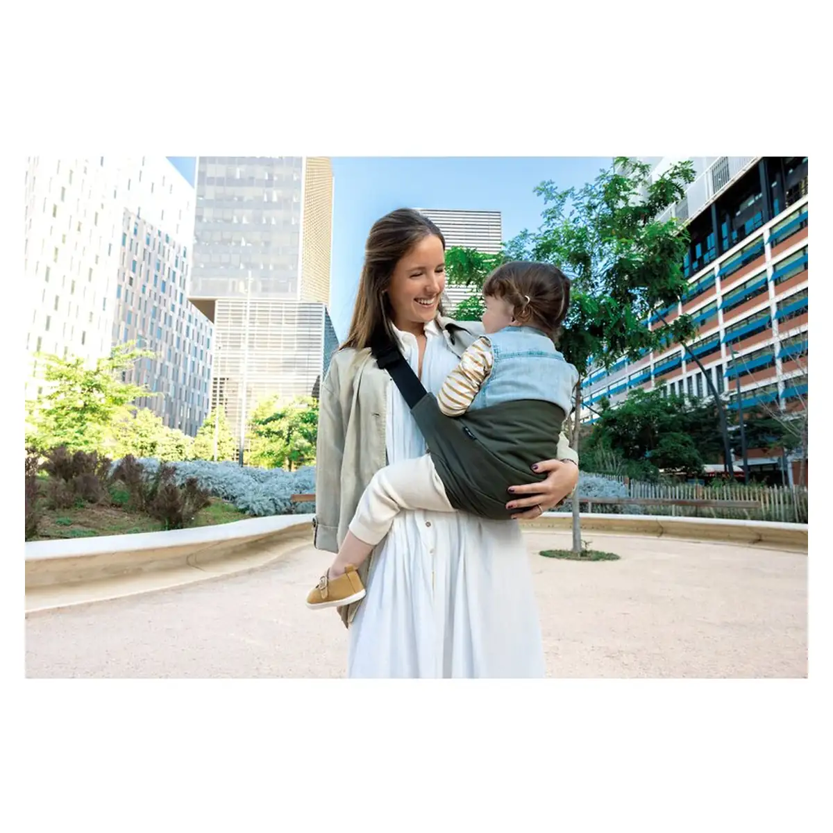 Marsupiu bebe, Jane, Catch, Ergonomic, De la 9 luni pana la 22 Kg, Botanic [7]