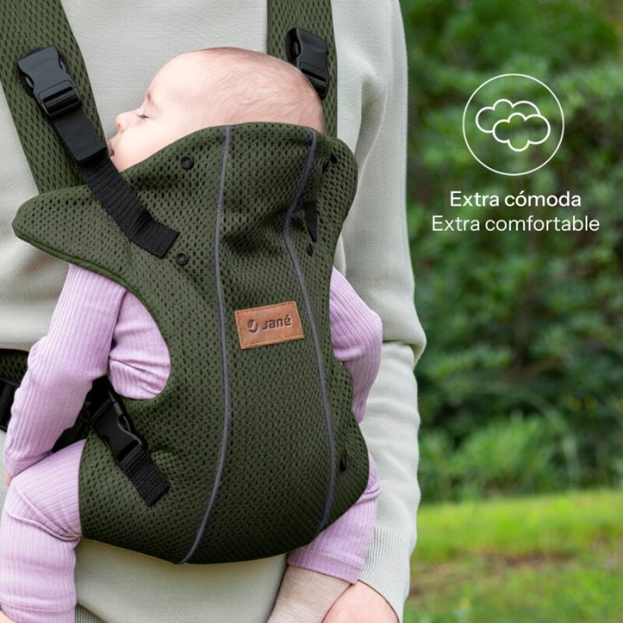 Marsupiu bebe, Jane, Dual Air, Ergonomic, De la nastere pana la 15 Kg, Botanic [4]