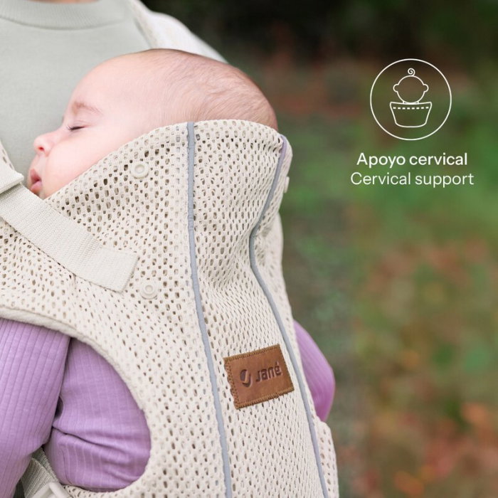 Marsupiu bebe, Jane, Dual Air, Ergonomic, De la nastere pana la 15 Kg, Sand [6]