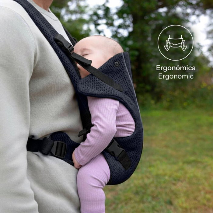 Marsupiu bebe, Jane, Dual Air, Ergonomic, De la nastere pana la 15 Kg, Seal [5]