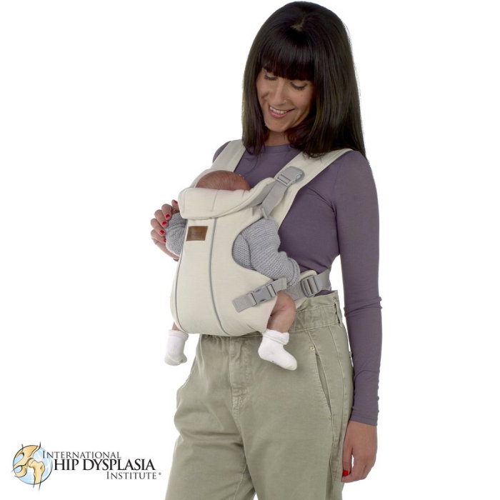 Marsupiu bebe, Jane, Dual, Ergonomic, De la nastere pana la 15 Kg, Sand [3]