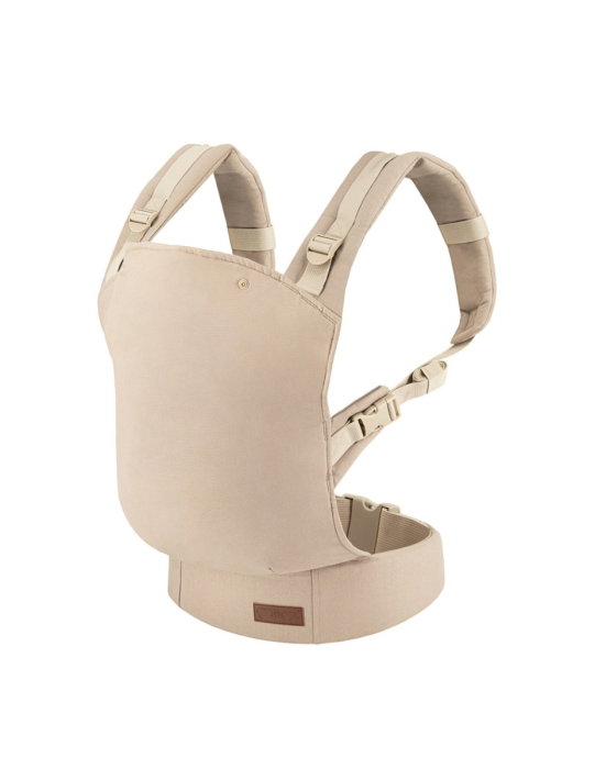 Marsupiu Collet, Momi, ergonomic, din luna a 3-a de viata pana la 15 kg, hipoalergenic, Beige [4]