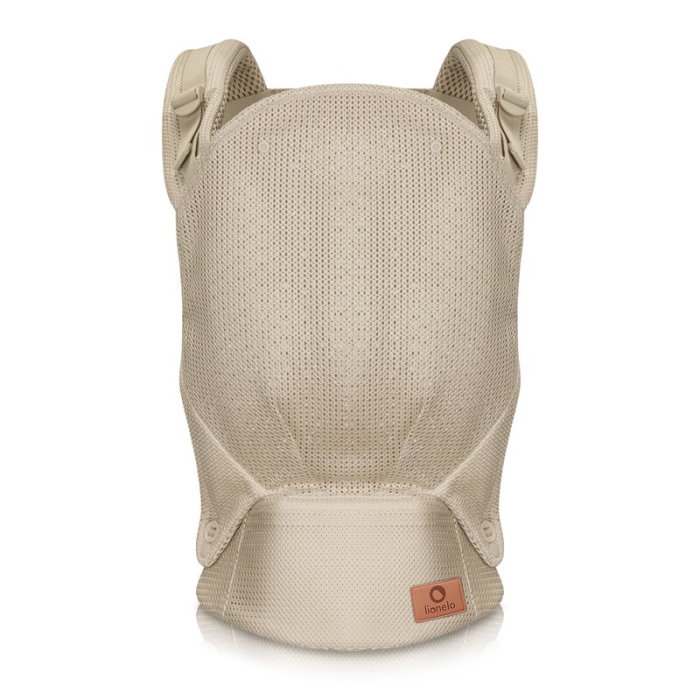 Marsupiu ergonomic, Lionelo, Margareet Air, 3 pozitii de purtare, Certificat de Institutul International pentru Displazie de Sold, 4 luni+, Pana la 20 Kg, Material respirabil 3D Air Mesh, Bej [7]
