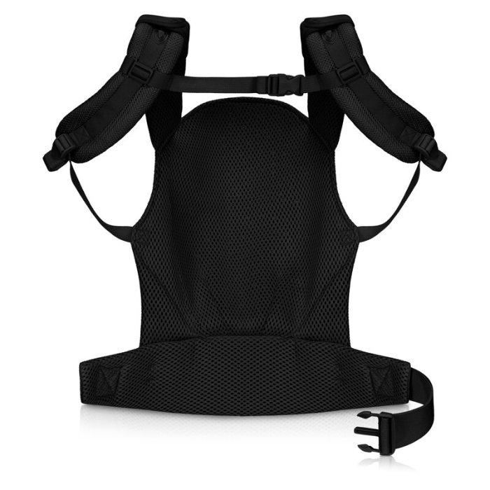 Marsupiu ergonomic, Lionelo, Margareet Air, 3 pozitii de purtare, Certificat de Institutul International pentru Displazie de Sold, 4 luni+, Pana la 20 Kg, Material respirabil 3D Air Mesh, Negru [13]