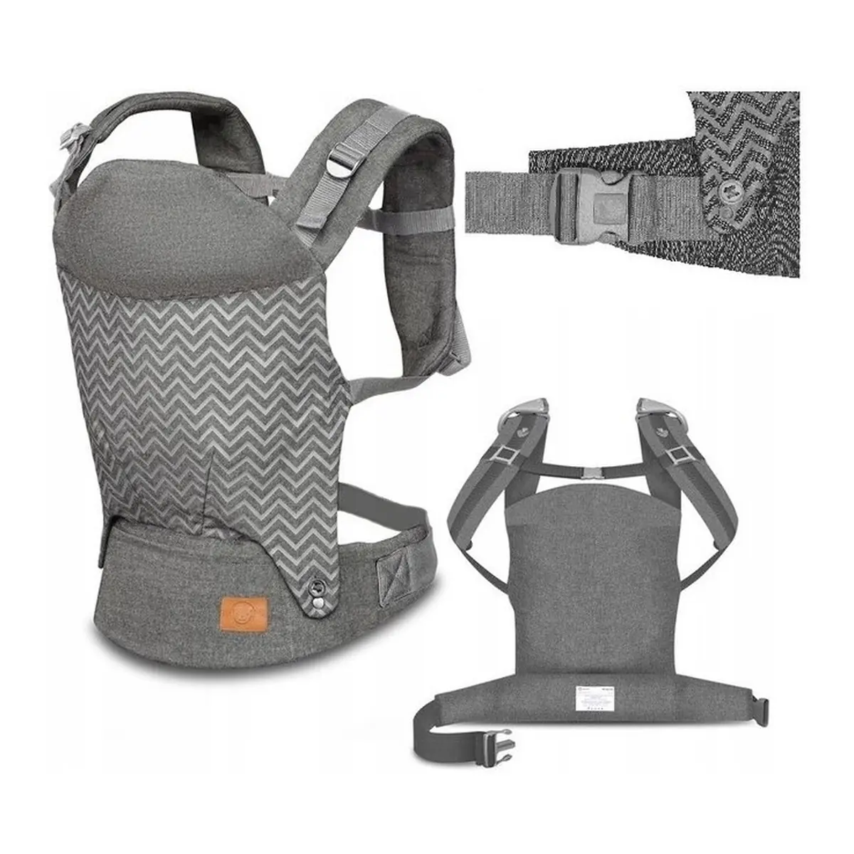 Marsupiu ergonomic Margareet, Cu 3 pozitii de transport, Cu gluga, Pana la 20 Kg, Aprobat de Institutul International [5]