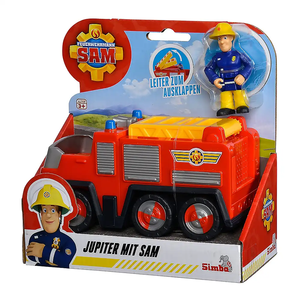 Masina de pompieri Simba Fireman Sam Jupiter cu figurina Sam 3 ani + [4]