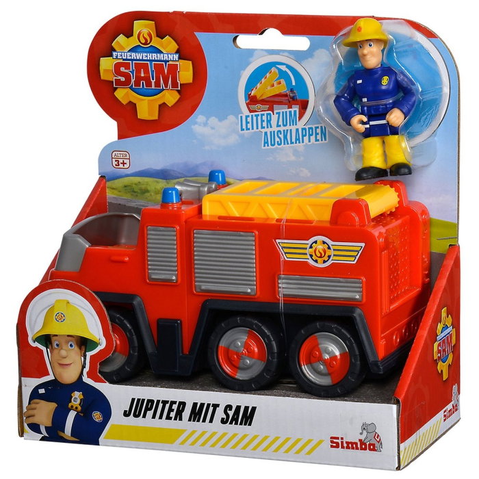 Masina de pompieri Simba Fireman Sam Jupiter cu figurina Sam 3 ani + [4]