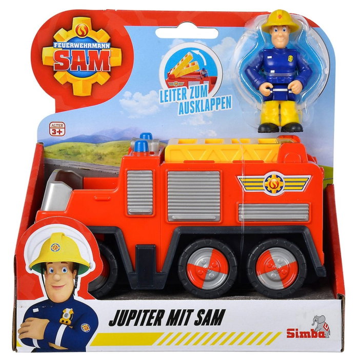 Masina de pompieri Simba Fireman Sam Jupiter cu figurina Sam 3 ani + [5]