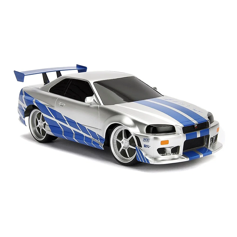 Masina Jada Toys Fast and Furious Nissan Skyline GTR 1:24 cu telecomanda 6 ani + [7]