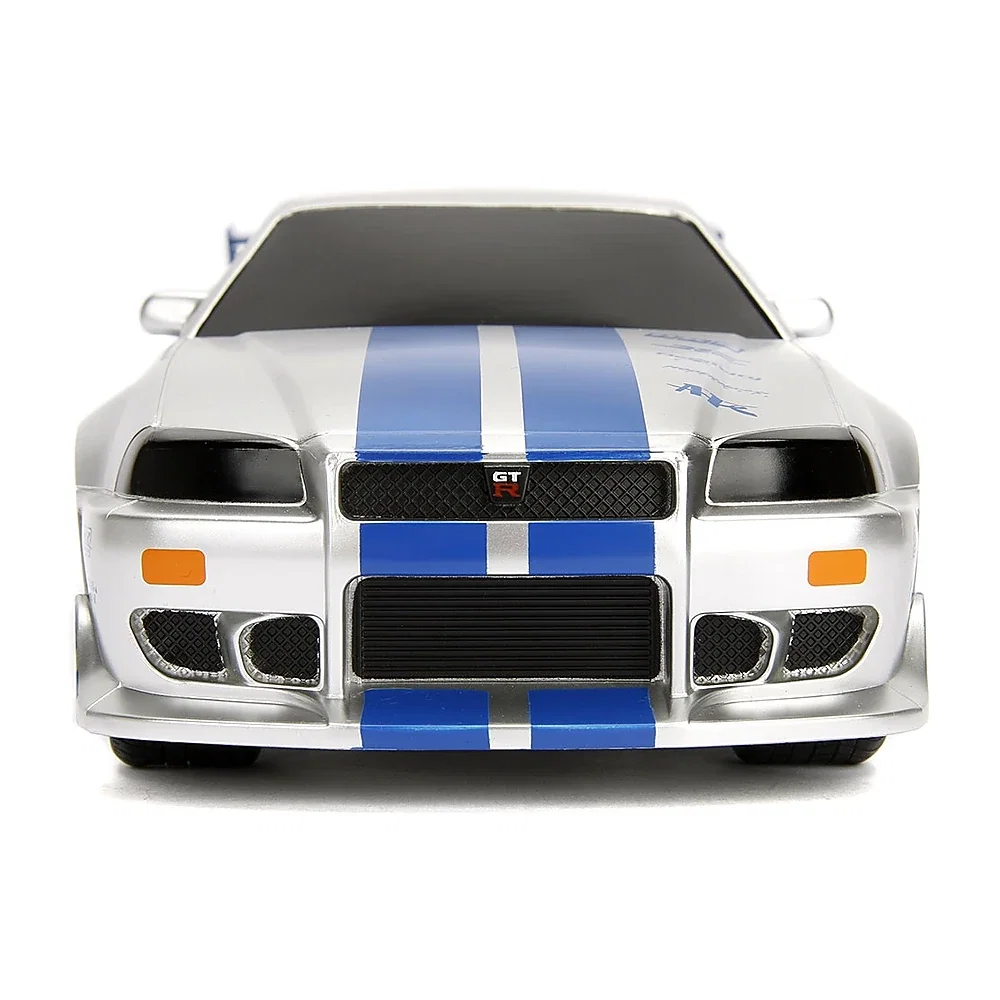 Masina Jada Toys Fast and Furious Nissan Skyline GTR 1:24 cu telecomanda 6 ani + [2]