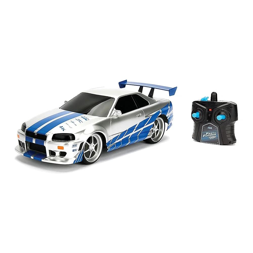 Masina Jada Toys Fast and Furious Nissan Skyline GTR 1:24 cu telecomanda 6 ani + [1]