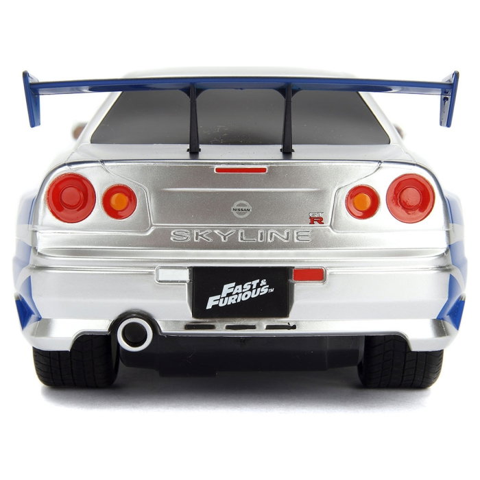 Masina Jada Toys Fast and Furious Nissan Skyline GTR 1:24 cu telecomanda 6 ani + [5]