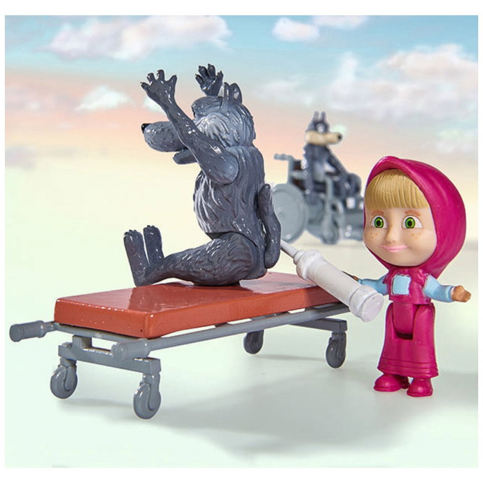 Masina Simba Masha and the Bear Ambulance cu accesorii 3 ani + [7]