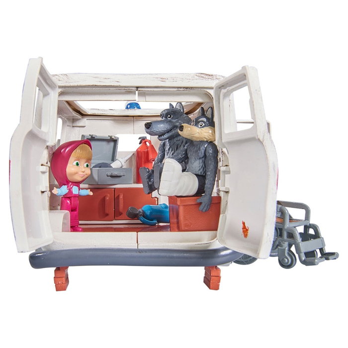 Masina Simba Masha and the Bear Ambulance cu accesorii 3 ani + [4]