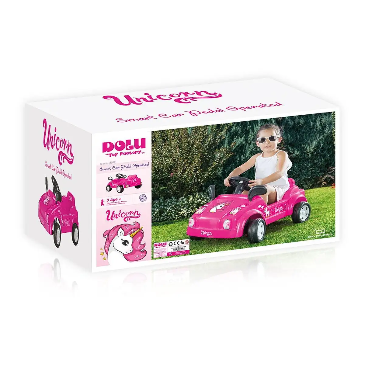 Masina Smart cu pedale - Unicorn DOLU 3 ani+ [4]