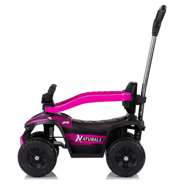 Masinuta de impins Chipolino ATV cu maner, Pink 3 ani [4]