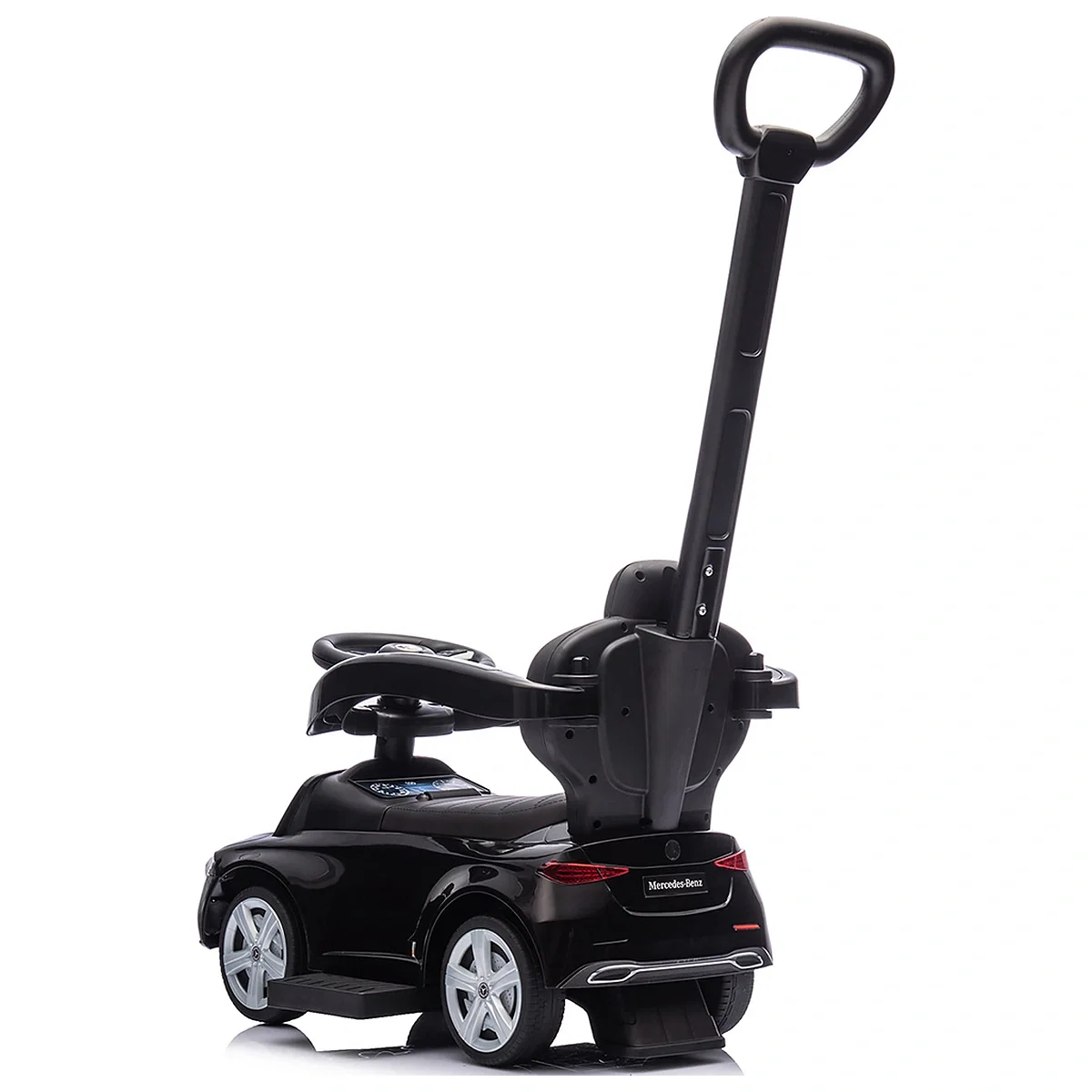 Masinuta de impins Chipolino Mercedes Benz C-Class cu maner, Black [4]
