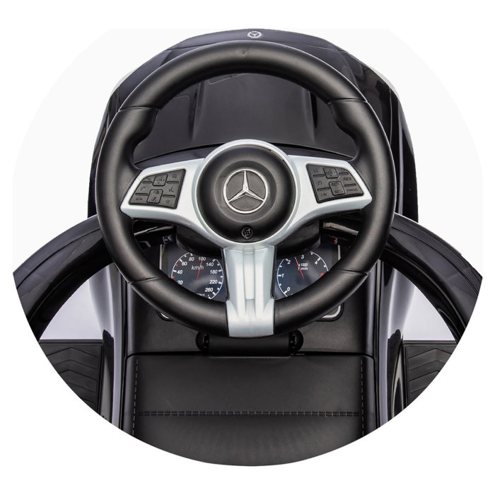 Masinuta de impins Chipolino Mercedes Benz C-Class cu maner, Black [21]