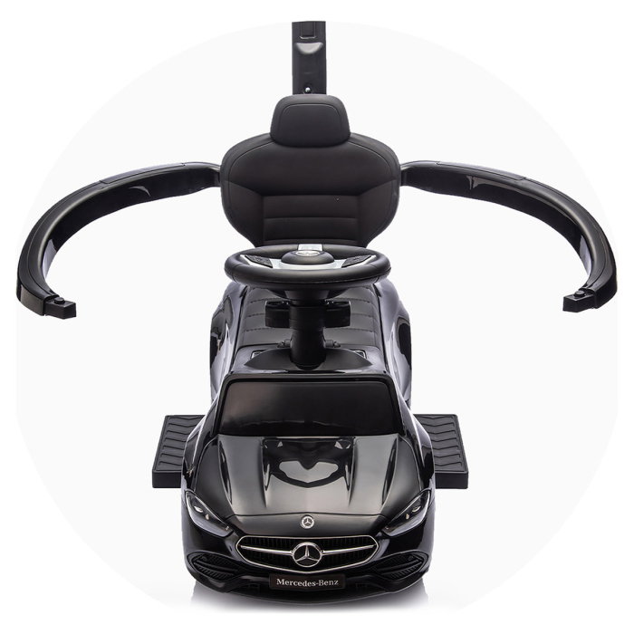 Masinuta de impins Chipolino Mercedes Benz C-Class cu maner, Black [15]