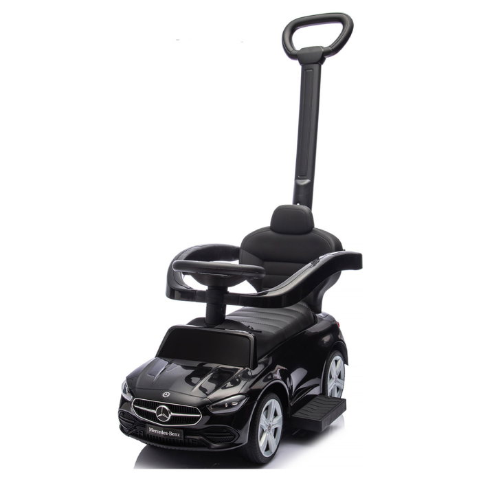 Masinuta de impins Chipolino Mercedes Benz C-Class cu maner, Black [6]