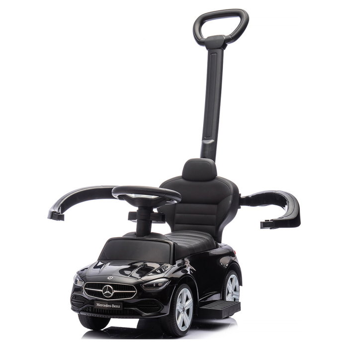 Masinuta de impins Chipolino Mercedes Benz C-Class cu maner, Black [7]