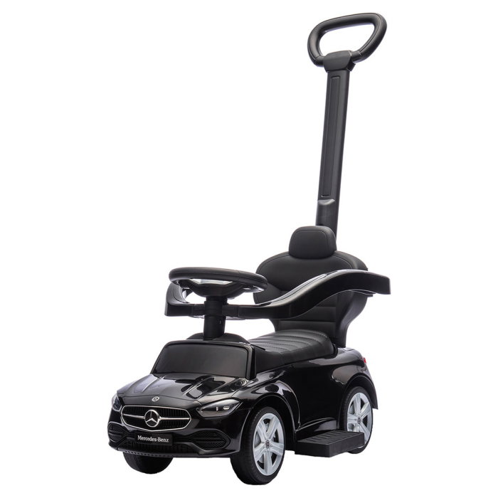 Masinuta de impins Chipolino Mercedes Benz C-Class cu maner, Black [1]