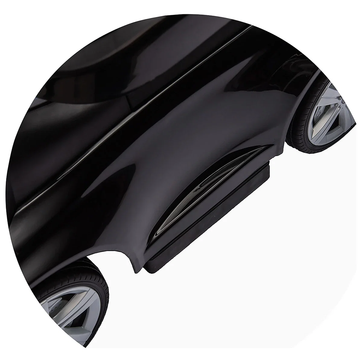 Masinuta de impins Chipolino Mercedes Benz C-Class cu maner, Black [14]