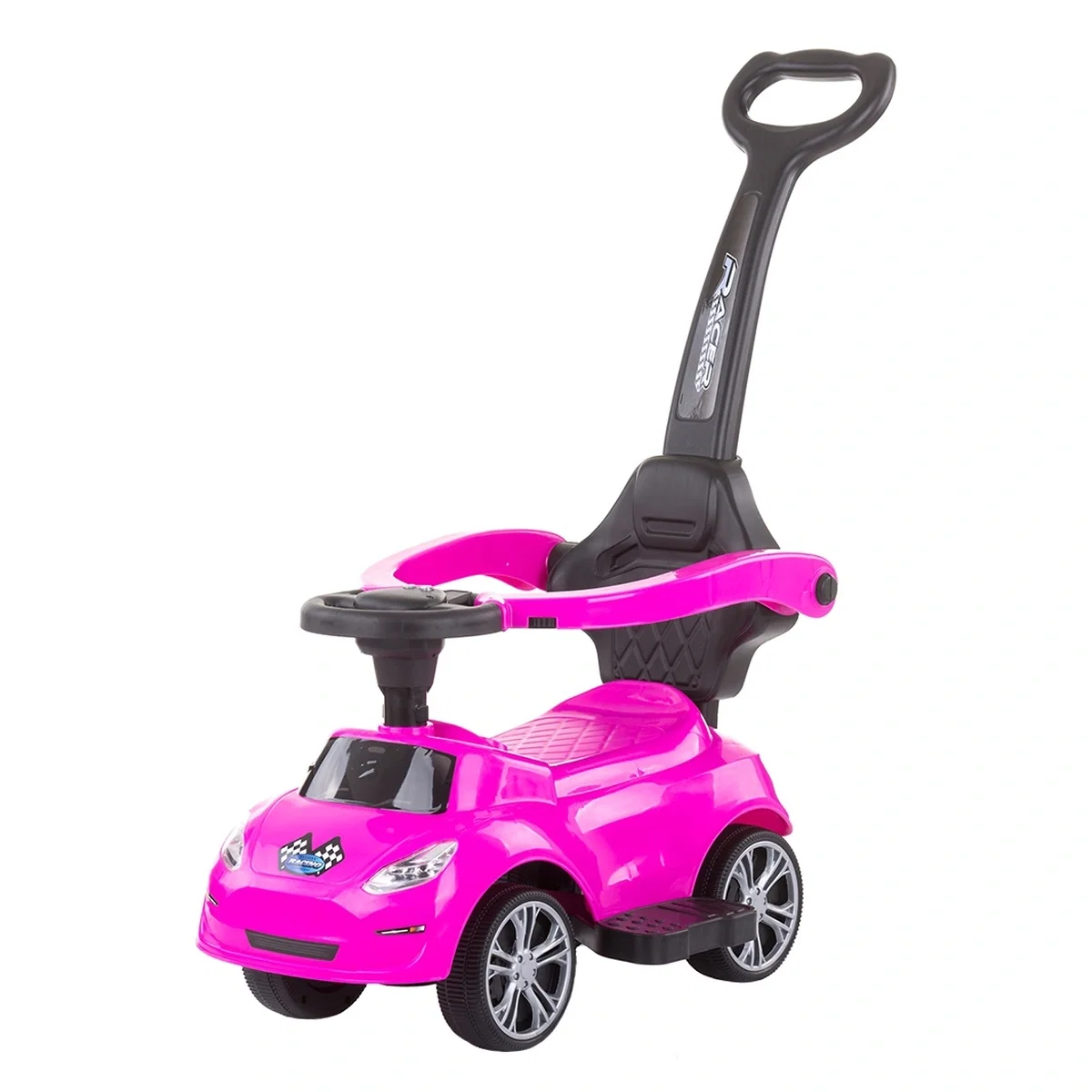 Masinuta de impins Chipolino Turbo pink cu maner 3 ani [1]