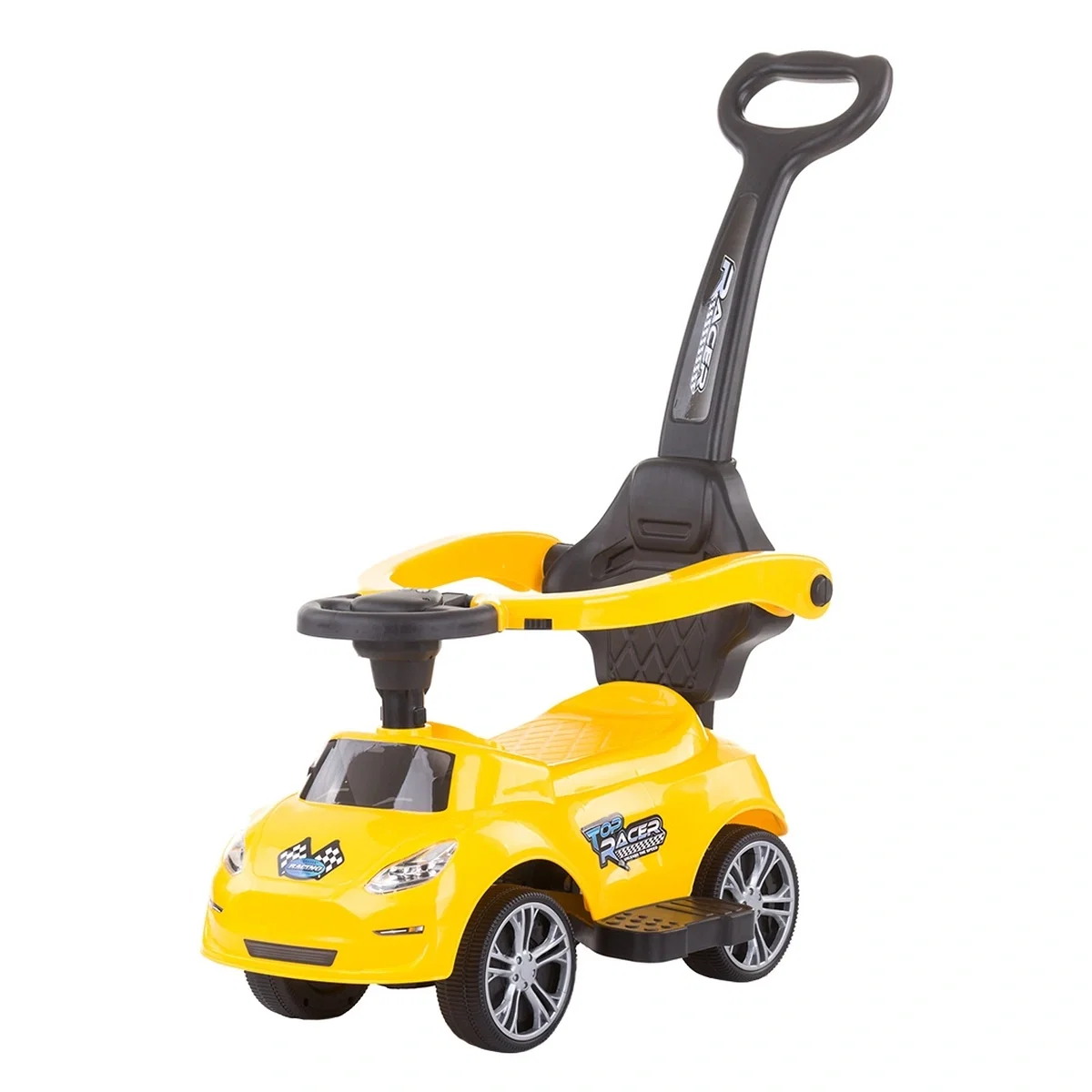 Masinuta de impins Chipolino Turbo yellow cu maner 3 ani [1]