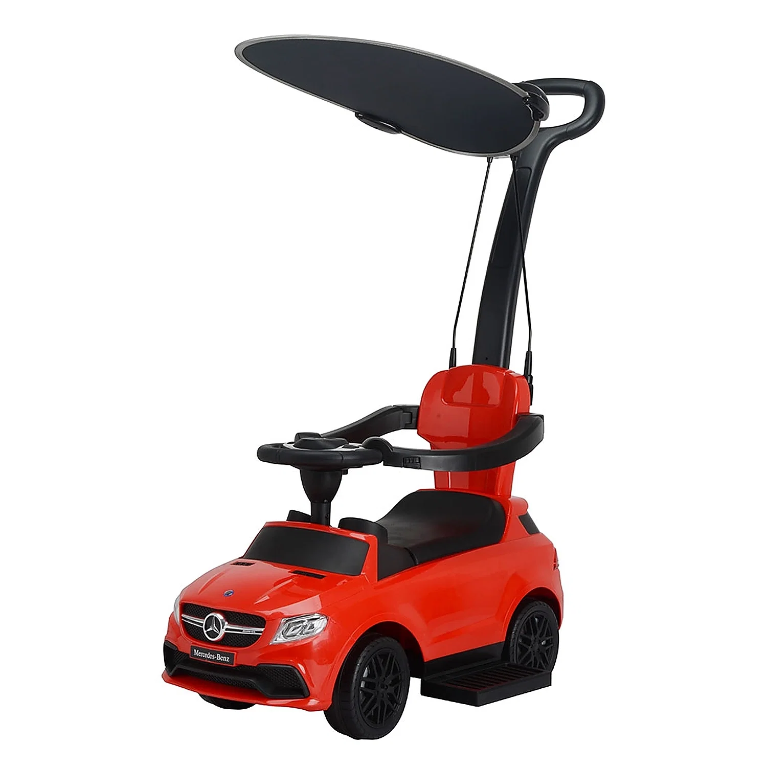 Masinuta de impins Mercedes AMG GLE 63 - red, cu maner si copertina Chipolino 2 ani [1]