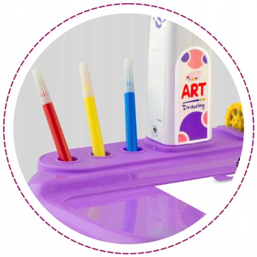 Masuta cu proiector pentru desene Ricokids - Mov 3 ani+ [5]