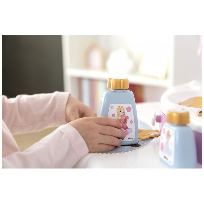 Masuta de machiaj Disney Princess 2 in 1 roz cu accesorii Smoby 3 ani [7]
