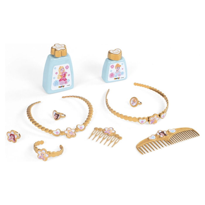 Masuta de machiaj Disney Princess 2 in 1 roz cu accesorii Smoby 3 ani [3]