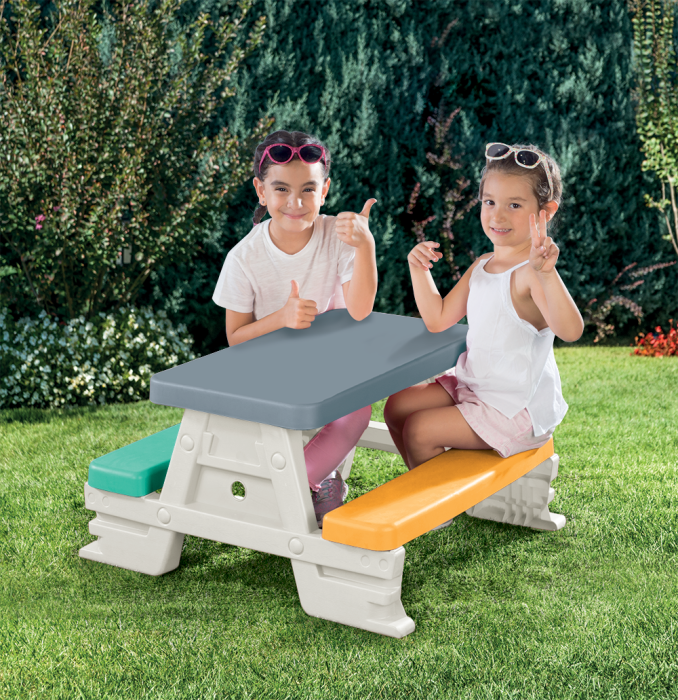 Masuta de picnic pentru copii pastel [2]