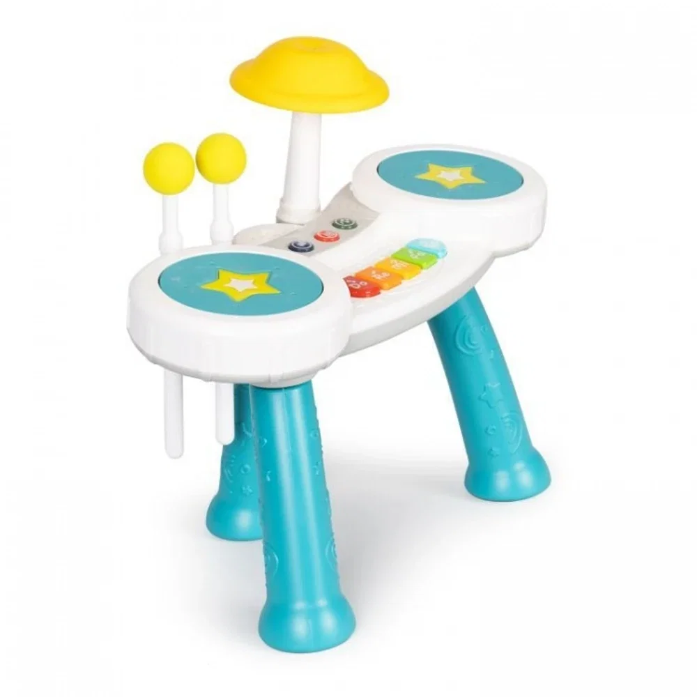 Masuta Muzicala Cu Pian Si Tobe Huanger Huanger Toys 18 luni+ [2]