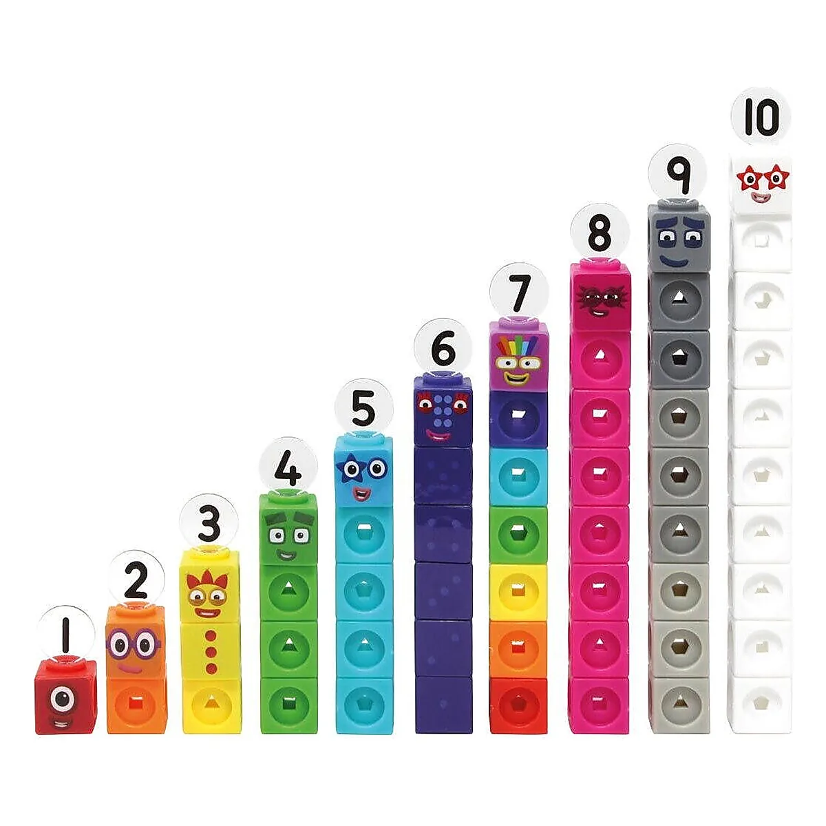 MathLink®Cubes Numberblocks in romana - Set de activitati de la 1 - 10 Learning Resources 7 ani [4]