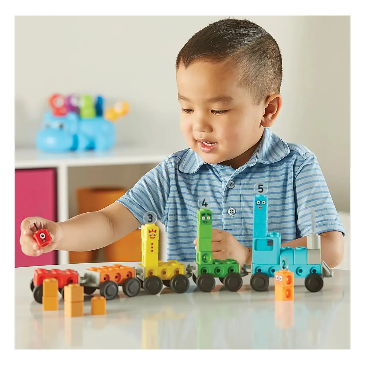 MathLink®Cubes Numberblocks - Trenulet Express Hand2Mind 3 ani+ [6]