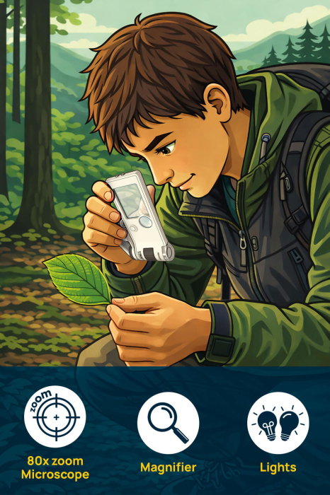 Micul geniu explorator - Microscop portabil multifunctional [3]