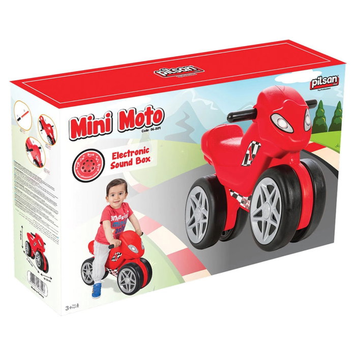 Motocicleta Pilsan Mini Moto, Red 3 ani [3]
