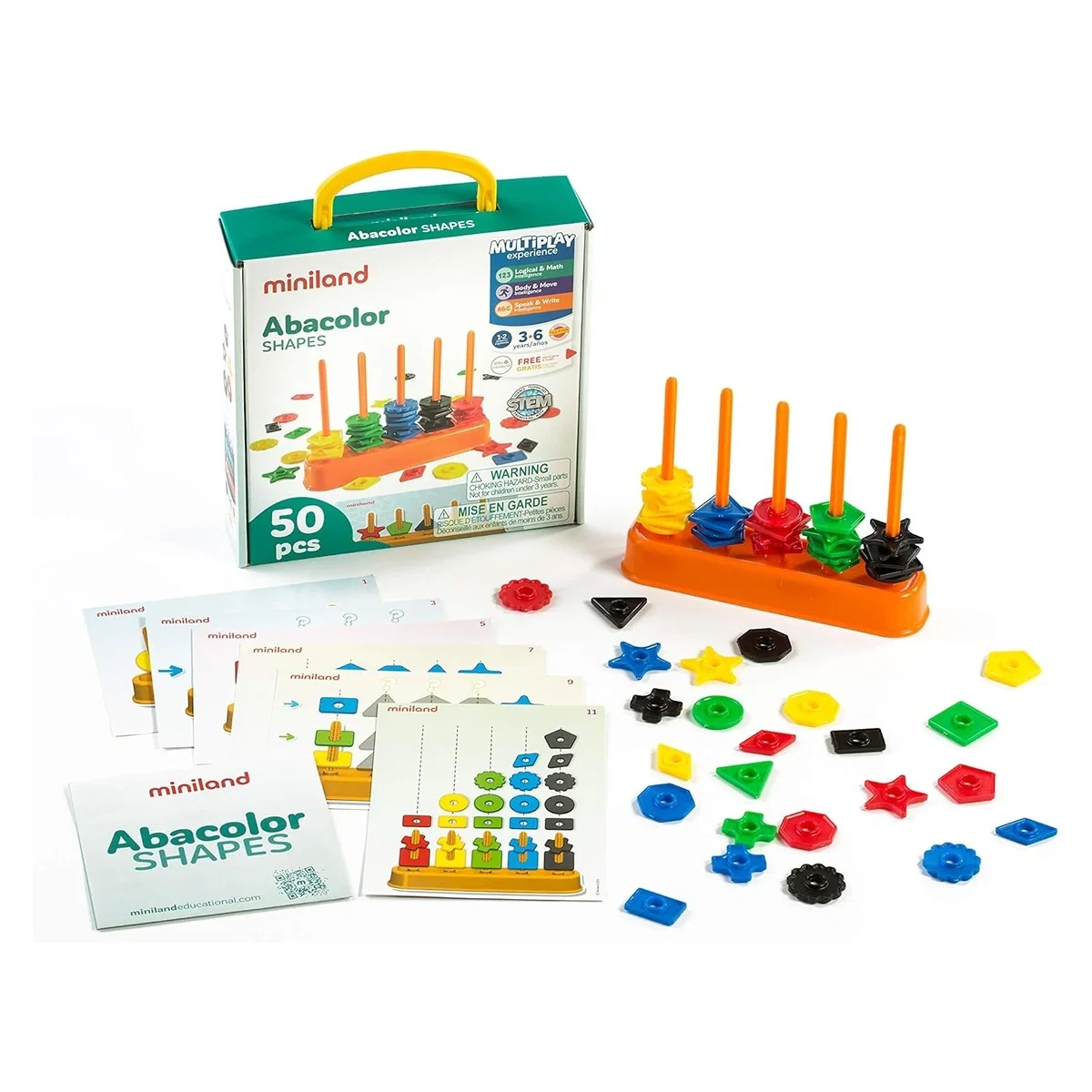 Numaratoare cu 50 piese - Miniland [1]