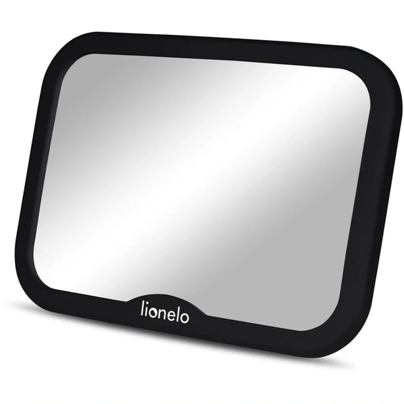 Oglinda auto retrovizoare, Lionelo, Sett, 25x18 cm, Rotire 360 grade, Universala, Black Carbon [3]