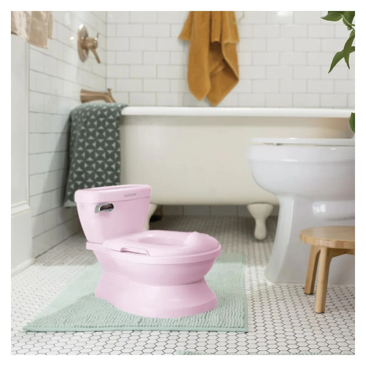 Olita cu sunete Ingenuity My Size Potty Pro, Roz 18 luni+ [9]