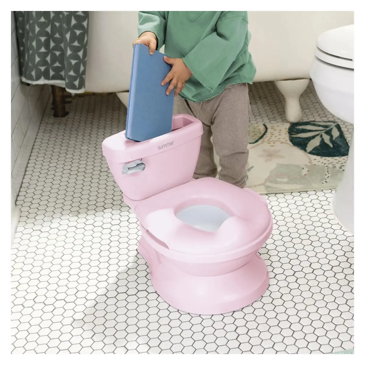 Olita cu sunete Ingenuity My Size Potty Pro, Roz 18 luni+ [13]