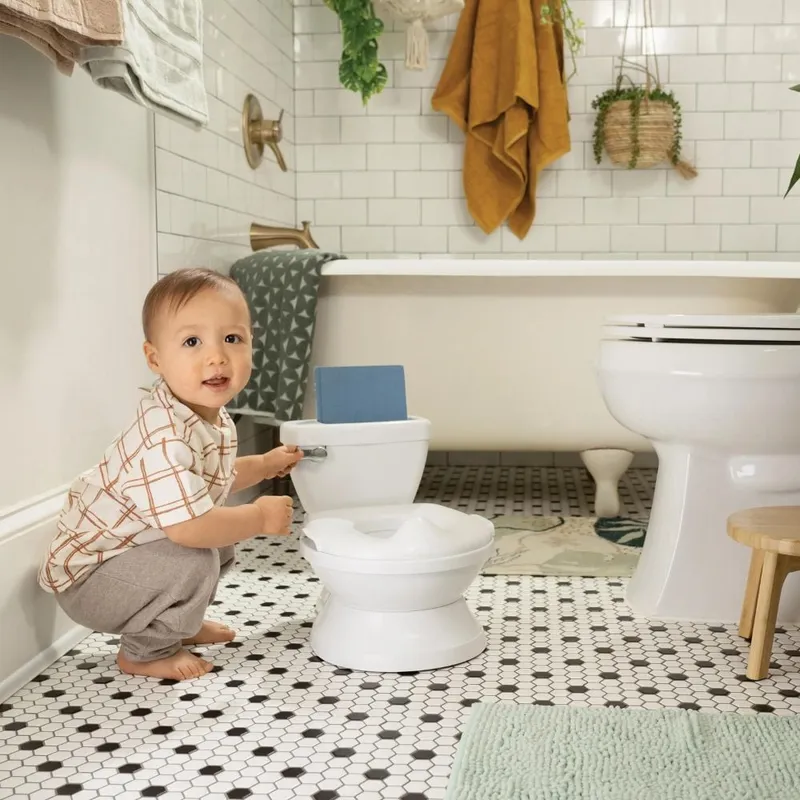 Olita cu sunete My Size Potty Pro Ingenuity, Alb 18 luni+ [11]